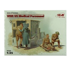 ICM 塑料模型 1/35 次世界大戰美國醫務人員, 1個