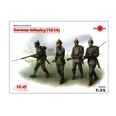 ICM塑膠模型 1/35 德國步兵(1914), 1個