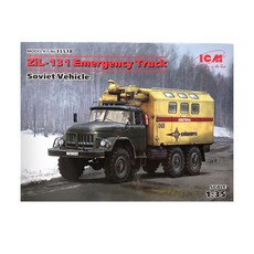 ICM塑膠模型 1/35 ZiL-131救急車 苏聯車輛, 1個