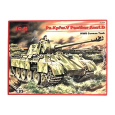 ICM塑膠模型 1/35 WW2德國Pz.Kpfw.V Panther Ausf.D, 1個