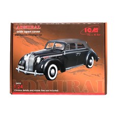 ICM塑膠模型1/24二戰德國海軍將軍帶開蓋, 1個