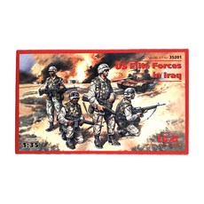 ICM塑膠模型 1/35 美國精銳部隊在伊拉克, 1個