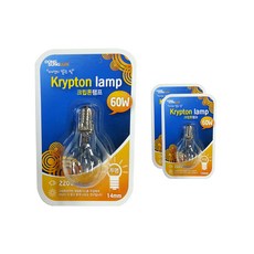 HANDY MAN 迷你氪氣燈泡 60W 透明 E14 3p, 黃光色