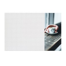 미니커피잔A 인테리어 타공판 우WHITE 60 x 90cm, 1개, 혼합색상