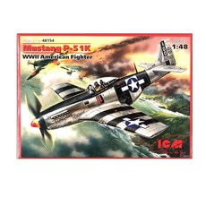 ICM塑膠模型1/48 Mustang P-51K WW2 American Fighter, 1個