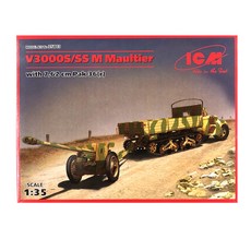 ICM塑膠模型 1/35 V3000S/SS M Maultier with 7 62cm Pak 36(r), 1個