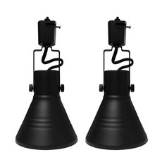 FOCUS LED導軌式喇叭架E26 2p, 黑色的