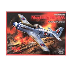 ICM塑膠模型 1/48 Mustang Mk.IVA WW2 RAF Fighter, 1個