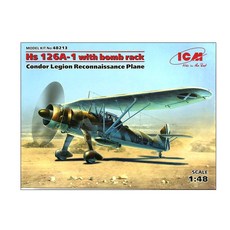 1:48禿鷹軍團偵察機塑膠模型 126A-1, 1個