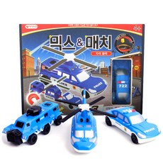 磁鐵國家混搭磁鐵塊警車套裝, 混色
