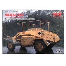ICM塑膠模型 1/48 Sd.Kfz.261 二戰德國無線電通訊車, 1個