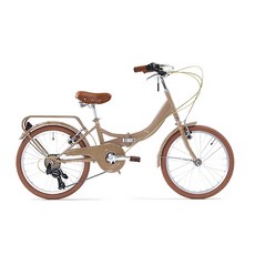 도마스 19 벨로코 벨 폴딩 미니벨로 자전거, 베이지, 1개