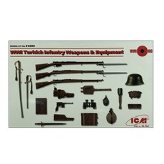 ICM 塑料模型 1/35 次世界大戰土耳其步兵武器和裝備, 1個