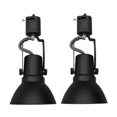 FOCUS LED導軌式小號小E26 2p, 黑色的