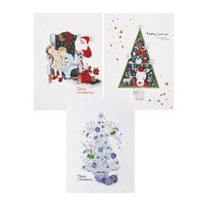 From&To 聖誕卡 fss207-345 3款套組, 混合顏色, 1套