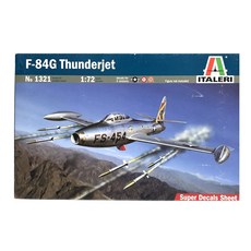 ITALERI 1:72 F-84G THUNDERJET塑膠模型戰鬥機, 1個