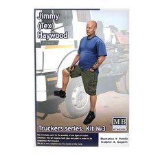 MasterBox 1:24 Truckers Series Vol3 Jimmy Tex Haywood塑膠模型, 1個