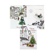 From&To 聖誕卡 fss156-123 3件組, 混合顏色, 1套