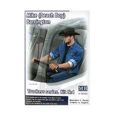 MasterBox 1:24 Truckers Series Vol4 Mike Beach Boy Barrington塑膠模型, 1個