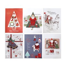 From&To 聖誕節賀卡 fss206, 混色, 1套