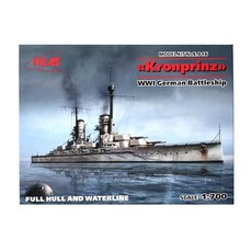 ICM 1:700 Kronprinz WWI德國戰艦塑膠模型, 1個