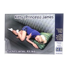MasterBox 1:24 Truckers Series Vol6 Kitty Princess James塑膠模型, 1個