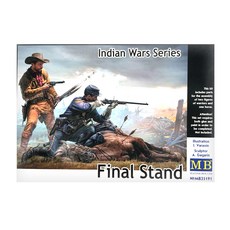 MasterBox 1:35 印地安人戰爭系列最後的抵抗 塑膠模型 步兵, 1個