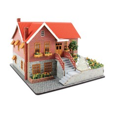 Youngmodeler 英工房 DIY 現代建築伯特利 PM257 微型 DIY 套件, 混色