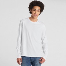 갭 남성용 긴팔 크루넥 티셔츠