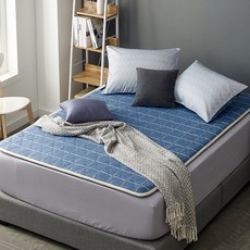 inoq EMF 抗菌溫熱墊 板型 藍色 IA-EP2003C, 雙人 分離供暖(1400 x 2000 mm), 海軍藍