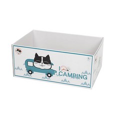 딩동펫 고양이 박스 스크래쳐, 캠핑, 1개