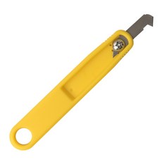 커터몰코리아 아크릴재단 커터칼 P-1P, 노란색, 50개