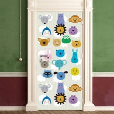 Munky World Front Door Sheet Air Free Shareholders Friends Friends Banggabanga 01, 混色