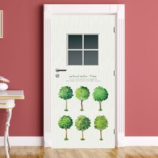 Munky World Front Door Sheet Air Free Water Tree 02, 混色