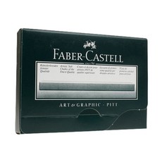 FABER-CASTELL 輝柏 PITT 粉彩條 單色 M 128401, 白色, 12入