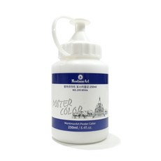 몽마르아트 포스터물감 199 화이트, 250ml, 1색