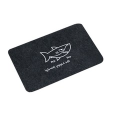 스토어33 심플디자인 자수 발매트, L
