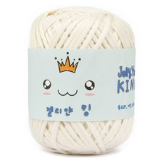 Jelly Yarn King 小物件編織線, 501號 奶油色