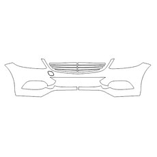 HEXIS 賓士 C-CLASS LUXURY C300 2018 PVC HFM BIKINI WRAPPED B型 PPF保護膜, 1套, 單一顏色