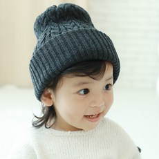 MUXUE 孩童拼色針織毛帽