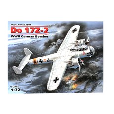 ICM塑膠模型 1/72 Do 17Z-2 WW2德國轟炸機, 1個