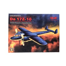 ICM塑膠模型 1/72 DO 17Z-10 WW2 GERMAN NIGHT FIGHTER, 1個