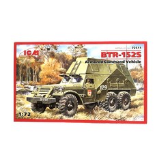 ICM塑膠模型1/72 BTR-152 S蘇聯裝甲指揮車, 1個