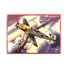 ICM塑膠模型 1/72 MESSERSCHMITT Bf-109E-4 二戰德國戰鬥機, 1個