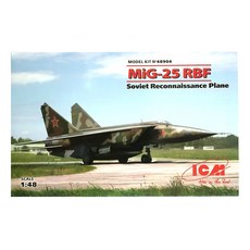 ICM塑膠模型 1/48 MiG-25 RBF蘇聯偵察機, 1個