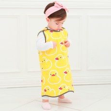 bebe chouette 孩童小鴨印花長版背心