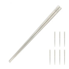 생활만 라인깃털 젓가락, 실버, 8개입