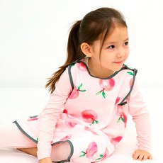 bebe chouette 孩童水蜜桃印花長版背心