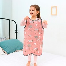 bebe chouette 女童圖案印花背心式連身睡裙