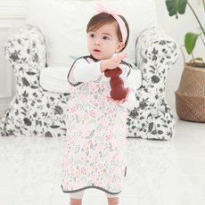 bebe chouette 女童花紋超細纖維睡眠背心